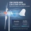 800W vėjo turbina, 12V, 3 mentės, MPPT, namams, sodybai, kemperiui, valčiai, autonominei energijai, vėjo jėgainė, vėjo generatorius