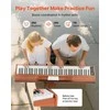 88 klavišų svertinis skaitmeninis pianinas, elektrinė klaviatūra su natų stovu, trigubu pedalu, pradedantiesiems, nešiojamas pianinas, medžio apdaila
