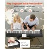 88 klavišų svertinis skaitmeninis pianinas, elektrinė klaviatūra su palaikymo pedalu, nešiojamas pianinas pradedantiesiems, MIDI klaviatūra, „Bluetooth“ pianinas