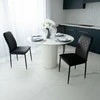 Aksominis valgomojo kėdė svetainei, dygsniuotas dizainas, juodos metalinės kojos, 90 cm aukščio, minkšta kėdė su atlošu, moderni valgomojo kėdė