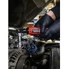 Akumuliatorinis smūginis veržliaraktis, 12V, 9.5 mm, 45Nm sukimo momentas, automobilių remontui ir ankštoms erdvėms, su galvutėmis ir adapteriu