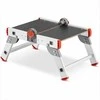 Aliuminio darbo platforma, sulankstoma pakopa, lengva darbo platforma, 150 kg talpa, nešiojamos kopėčios
