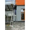 Aliuminio prailginamos kopėčios, daugiafunkcinės, didelio našumo, 6.50 metrų darbinis aukštis, profesionalios kopėčios