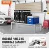 Aliuminio stelažas sunkioms prekėms 121.92x50.8x30.48cm, suvirintas, nerūdijantis, stacionarus, aliuminis sandėliavimo stelažas, sunkiai apkrovai