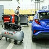Alyvos kompresorius, 100L oro kompresorius, 400V, 3 stūmoklių kompresorius garažui, dirbtuvėms ir žemės ūkio reikmėms