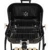 Anglies grilis su dangčiu, grotelių reguliavimu, BBQ nešiojamas