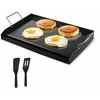 Anglinio Plieno Kepimo Plokštė, Universali Plokščia Viršutinė Plokštė BBQ, Teppanyaki, Nešiojami Šeimos Indai, Stovyklavimo Kepimo Plokštė, 61x40.6 cm Stačiakampė Kepimo Plokštė