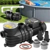 Antžeminio baseino siurblys, 180W vieno greičio, 10 800 l/val. maksimalus srautas, 8 m kėlimo aukštis, antžeminiams baseinams ir SPA, vandens cirkuliacinis siurblys, baseino filtras