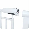 Apsauginiai varteliai, tvirtinami spaudimu, magnetinis užraktas, reguliuojamas plotis, balti metaliniai varteliai, vaiko saugos užtvaras