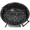 Apvalus anglinis grilis su dangčiu 41 cm skersmens nešiojamas lauko kepimo įrenginys BBQ