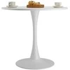 VEVOR Apvalus valgomojo stalas 80 cm medienos
