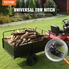 ATV priekaba savivartė, 750 lbs / 340 kg, 0.42 m³, nuimamais bortais, sodo, traktoriaus