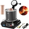Aukso lydymo krosnis, elektrinė metalo lydymo krosnis, 1150°C skaitmeninis valdymas, 3kg tiglis, aukso, sidabro, aliuminio liejimui ir rafinavimui