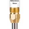 Aukšto slėgio plovimo įrenginio srovės vamzdis su gaiduku, M22x1.5mm jungtis, nerūdijančio plieno antgaliai, 4 antgalių rinkinys, slėgio plovimo pistoletas