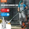 Aukšto slėgio plovimo siurblys, horizontali ašis 19 mm, 234 bar maksimalus slėgis, 9.5 LPM srautas, pakaitinis siurblio komplektas, valymo darbams, platus suderinamumas, sodo technikos dalys