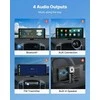 Automagnetola 10" CarPlay Android Auto, Galinio ir Priekinio Vaizdo Kamera, Nešiojama Automobilio Multimedija