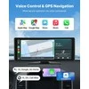 Automagnetola 10" CarPlay Android Auto, Galinio ir Priekinio Vaizdo Kamera, Nešiojama Automobilio Multimedija
