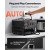 Automatinis įtampos keitiklis 6000VA, didinimo ir mažinimo transformatorius, 3 JAV ir 3 ES lizdai, LCD ekranas, apsauga nuo perkrovos, automatinis įtampos atpažinimas, srovės adapteris