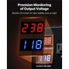 Automatinis įtampos keitiklis 6000VA, didinimo ir mažinimo transformatorius, 3 JAV ir 3 ES lizdai, LCD ekranas, apsauga nuo perkrovos, automatinis įtampos atpažinimas, srovės adapteris