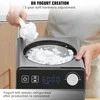 Automatinis ledų gaminimo aparatas namams, 2.0 l, elektrinis jogurto, gelato gamintojas, juodas ledų aparatas, šaldytų desertų mašina