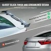 Automobilio galinis spoileris, GT stiliaus bagažinės aptakas, blizgus juodas, 1470 mm, 2018-2023 Camry, ABS, kėbulo puošmena, sparnas, oro aptakas