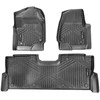 Automobilio grindų kilimėliai, skirti Ford F-250, F-350, F-450, 3 dalių rinkinys, vandeniui atsparūs automobilio grindų kilimėliai, neslystantys automobilio grindų kilimėliai