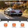 Automobilio spoileris, GT sparnas, universalus vieno denio, reguliuojamas lengvas aliuminis, juodas lenktyninis spoileris JDM drift