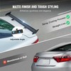 Automobilio spoileris, GT sparnas, universalus vieno denio, reguliuojamas lengvas aliuminis, juodas lenktyninis spoileris JDM drift
