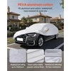 Automobilio uždangalas pilno dydžio europietiškam sedanui, vandeniui atspari viso kėbulo apsauga, sidabrinis individualus pritaikymas, visų sezonų auto tentas