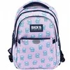 Back up Mokyklinė kuprinė su šuniukais, 39 cm, mėlyna/rožinė