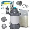 Baseino smėlio filtro siurblys, 3596 l/h srautas, 1100-16000 l baseinams, su 25 kg smėlio, 32mm žarnos jungtis