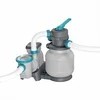 Baseino smėlio filtro siurblys, 6056 l/h srautas, sodo baseinams, su filtro terpės suderinamumu, 230W galia