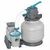 Baseino smėlio filtro siurblys, sodo baseinams, didelis srautas, su filtravimo rutuliukais, 8327 l/h