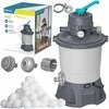 Baseino smėlio siurblys, sodo baseinams, didelis srautas, su filtravimo kamuoliukais, 3596 l/h