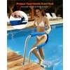 Baseino turėklas, tvirtas 304 nerūdijantis plienas baseinams vandens parkams SPA centrams, nuimama neslystanti rankovė, 100 kg apkrova, baseino kopėčios, vandens pramogos