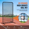Beisbolo ekranas mušimo narvui, 2.13x1.22 m, kūno apsauga, nešiojamas mušimo ekranas su nešiojimo krepšiu, tvirtas metimo tinklas ąsočių apsaugai