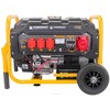 Benzininis generatorius, 3000W, 230V/400V, su AVR, elektrinis paleidimas, nešiojamas elektros generatorius statyboms ir sodui