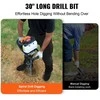 Benzininis žemės grąžtas 52cc 1450W, 150mm/250mm grąžtai, prailgintuvas, grunto gręžtuvas, sodo grąžtas