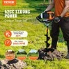 Benzininis žemės grąžtas 52cc 1450W, 150mm/250mm grąžtai, prailgintuvas, grunto gręžtuvas, sodo grąžtas