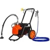 Beoris dažų purkštuvas ant vežimėlio, 1700W elektrinis, 3.5L/min, diafragminis, aukšto slėgio, dažymo įrenginys, purškimo pistoletas