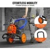 Beoris dažų purkštuvas su vežimėliu, 1100W, 2.0L/min, dažymo įranga, elektrinis membraninis purkštuvas, dažų purškimo sistema