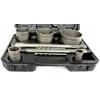 Betono sienos gręžimo karūnų rinkinys, 9 dalių komplektas su SDS plus ir SDS MAX adapteriais, 30-100 mm skylių pjūklų rinkinys, mūro grąžtų rinkinys betonui, plytoms ir plytelėms