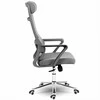 Biuro kėdė su kvėpuojančiu tinkleliu, reguliuojamu aukščiu, supimo funkcija, ergonomišku dizainu, patogus sėdėjimas darbui ir poilsiui