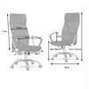 Biuro kėdė su tinklelio atlošu, ergonomiško dizaino, juoda moderni darbo kėdė, reguliuojamas aukštis, patogus sėdėjimas