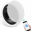 Bluetooth lubinis garsiakalbis 6.5 colių su aukštų dažnių garsiakalbiu, 150W galia, įleidžiamas montavimas namams ir terasoms, belaidė garso sistema