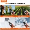 Bluetooth rankinis anemometras banglentėms, dronams ir ŠVOK, nešiojamas vėjo greičio matuoklis su LED apšvietimu, vandeniui atsparus skaitmeninis vėjo matuoklis su Bluetooth ryšiu