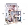Boho Dollhouse Medinis lėlių namelis su baldais Boho LED, 78 cm