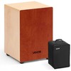 Cajon dėžinis būgnas, beržo medienos perkusinis instrumentas, nešiojamas pradedantiesiems, su gitaros stygomis, profesionalus perkusijos dėžinis būgnas 305x305x430mm
