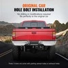 Chromuotas galinis pakopos buferis, skirtas Ford F250/F350 Super Duty, didelio našumo plieno buferis, galinis buferis su žibintais
