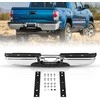 Chromuotas galinis pakopos buferis, skirtas Ford F250/F350 Super Duty, didelio našumo plieno buferis, galinis buferis su žibintais